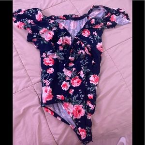 Women’s Floral Bodysuit